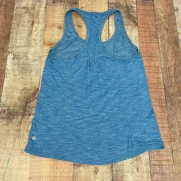 Lululemon Hotwave Tank Heathered Tofino Teal - Picture 3 of 4